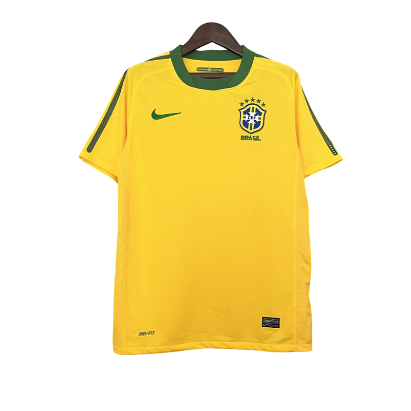 Camisa Retro Brazil 2010 Home Nike Torcedor - Amarelo