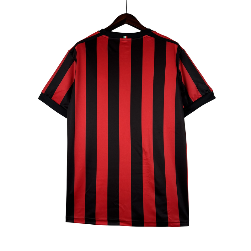 Camisa Retro AC Milan 17/18 Home Adidas Torcedor - Listrado