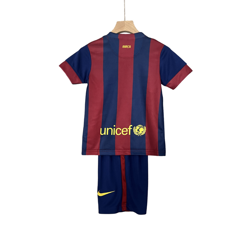 Conjunto Infantil Barcelona 14/15 Home Nike