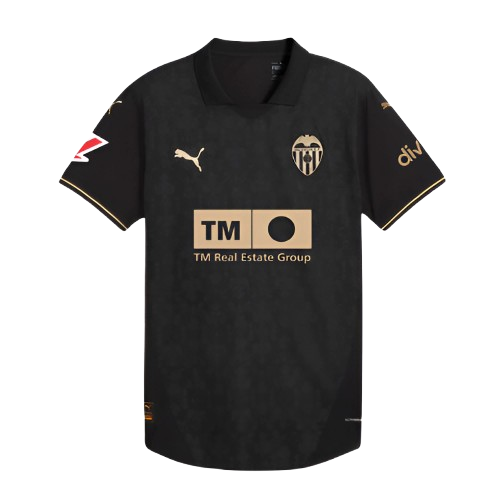 Camisa Valencia II Away Puma Torcedor 2024/25 Masculino Preto