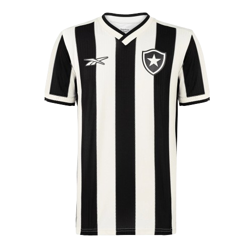 Camisa Botafogo I Home 2024/25 Torcedor Masculino Preto e Branco