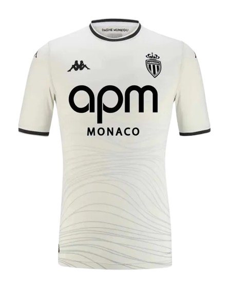 Camisa Monaco III Third 2024/25 Kappa Torcedor Masculino Branco