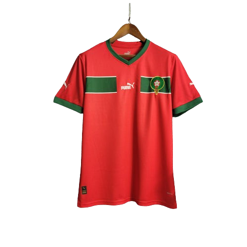 Camisa Puma Marrocos I 2022/23 Masculino Vermelho