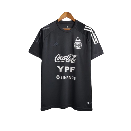 Camisa Seleção Argentina Adidas Torcedor Treino 2023 Preto