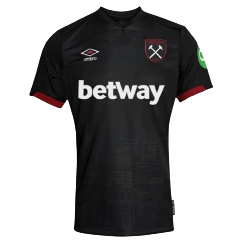 Camisa West Ham II Away Umbro 2024/25 Torcedor Masculino Preto