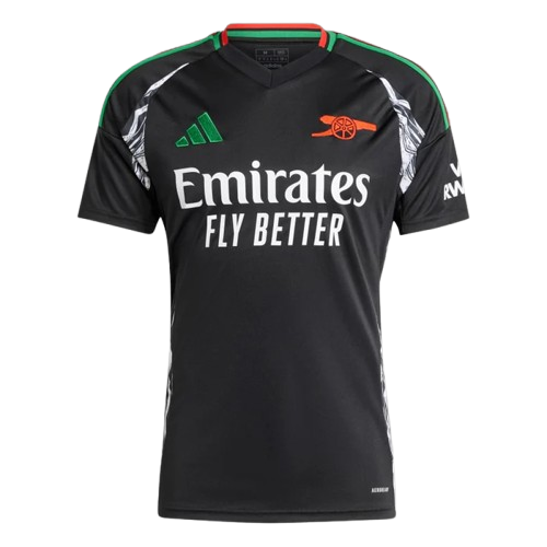 Camisa Arsenal II Away  Adidas Torcedor 2024/25 Masculino Preto