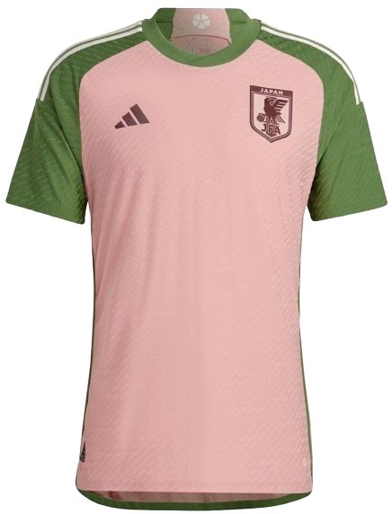 Camisa Japão Edição Especial Adidas x Nigo 2022/23 Torcedor Masculino Rosa e Verde