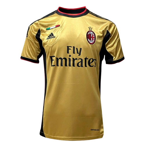 Camisa Retrô Milan III Third Adidas 2013/14 Masculino Dourado