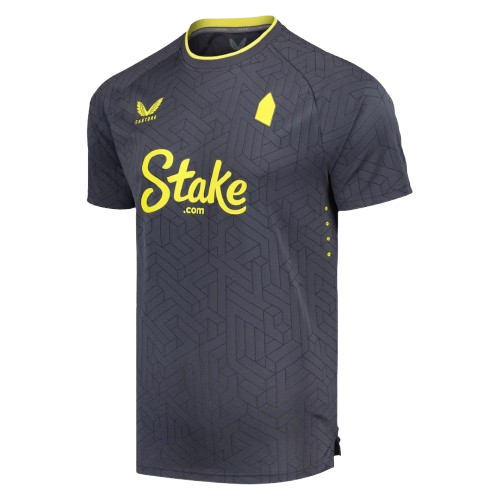 Camisa Everton II Away 2024/25 Castore Torcedor Masculino Preto