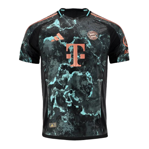 Camisa Bayern de Munique II Away Adidas Torcedor 2024/25 Masculino Preto