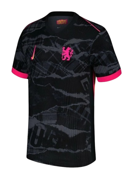 Camisa Chelsea III Third 2024/25 Torcedor Masculina Preto