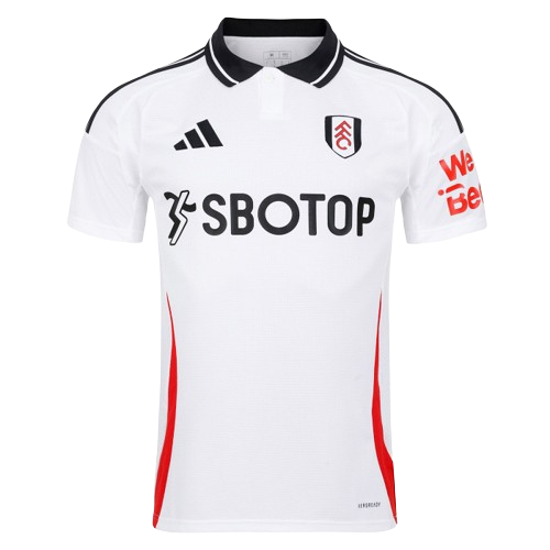 Camisa Fulham I Home 2024/25 Torcedor Adidas Masculino Branco