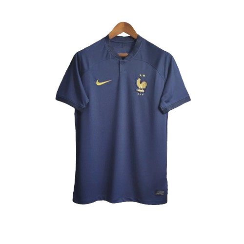 Camisa França I Home Nike Torcedor 2022/23 Masculino Azul Marinho