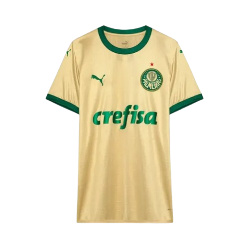 Camisa Palmeiras Puma III 2024/25 Torcedor Masculino Dourado