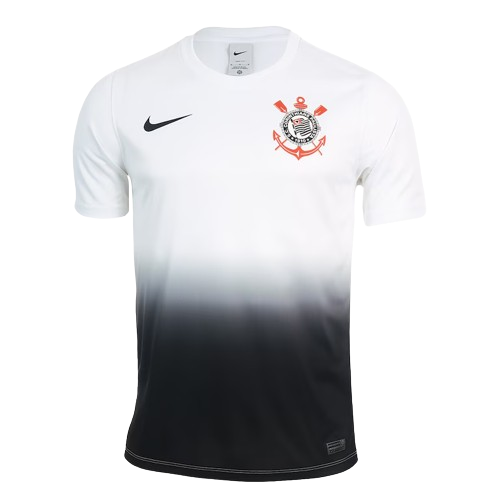 Camisa Nova do Corinthians Blackout Torcedor 2024/25 Masculino Branco e Preto