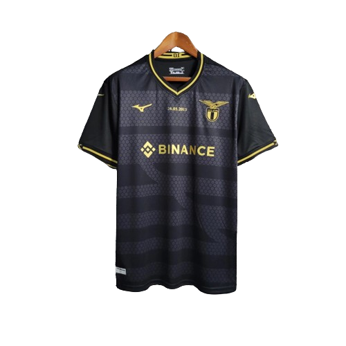 Camisa Lazio "10 anos Copa Itália 23/24 Torcedor Masculino Preto