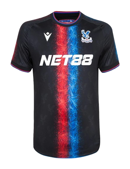 Camisa Crystal Palace III Macron 2024/25 Torcedor Masculino Preto