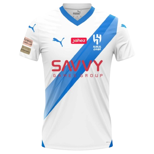 Camisa Al-Hilal Saudi II Away Puma Torcedor 2023/24 Masculina Branco