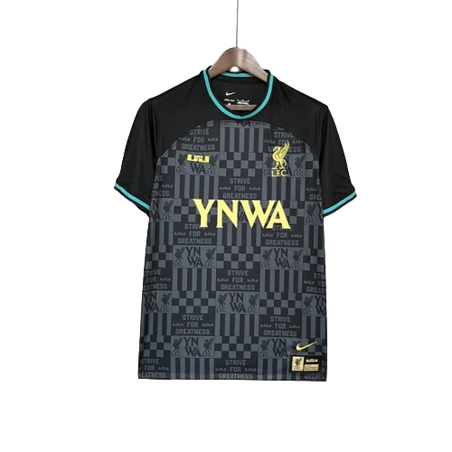 Camisa Liverpol x LeBron Nike Torcedor 2024/25 Masculino Preto