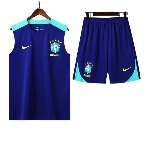 Conjunto De Treino Regata Seleção Brasileira 2024/25 Azul