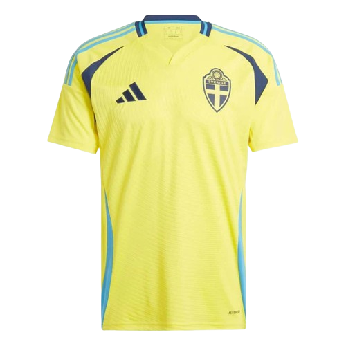 Camisa Suécia I Home 2024/25 Adidas Torcedor Masculino Amarelo