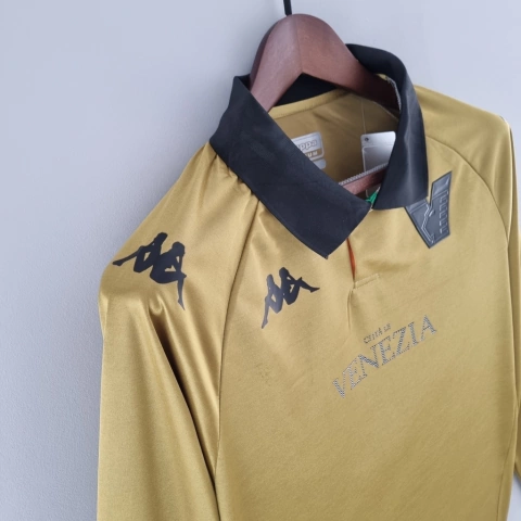 Camisa III Kappa Venezia 22/23 - Manga Longa- Dourada