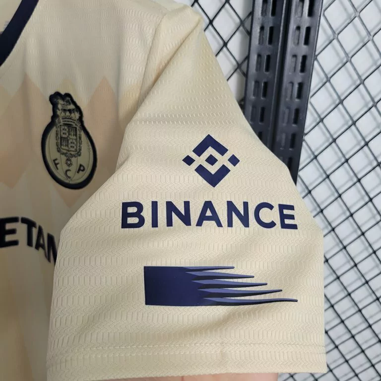 Camisa Porto Away New balance 2023/24 Masculino Dourada