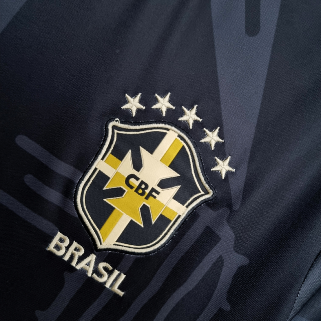 Camisa Seleção Brasileira Especial Nordeste Nike Torcedor 2022/23 Masculino Preto