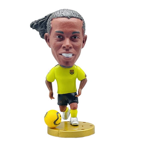 Miniatura Ronaldinho. Articulada 7cm - Lendas