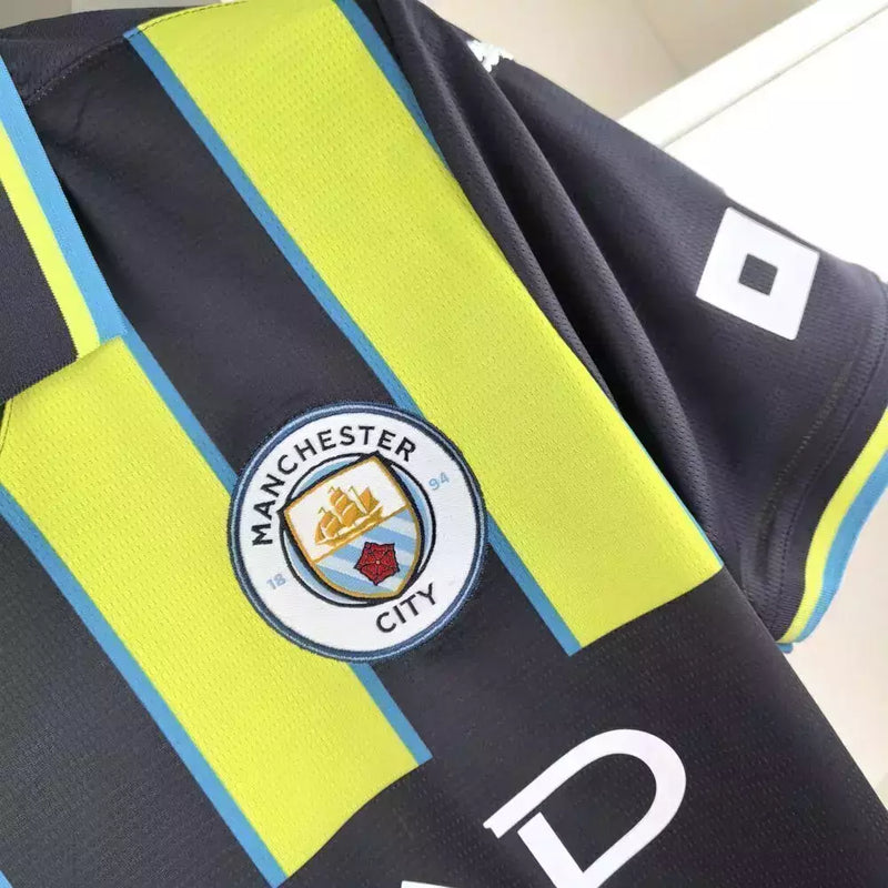 Camisa Manchester City II Away 2024/25 Torcedor Puma Masculina Azul e Verde