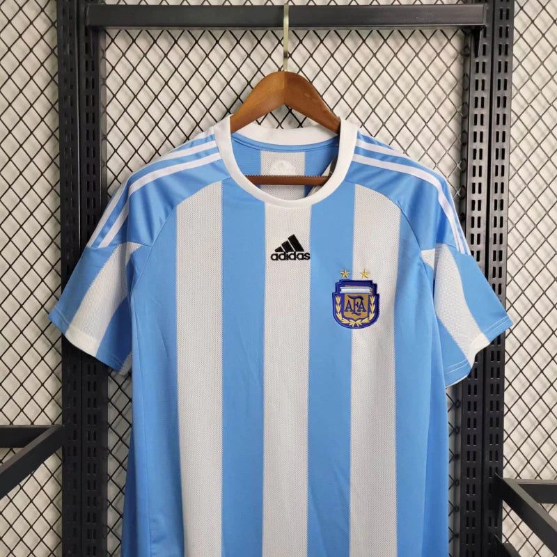 Camisa Retro Seleção Argentina 2010- Azul