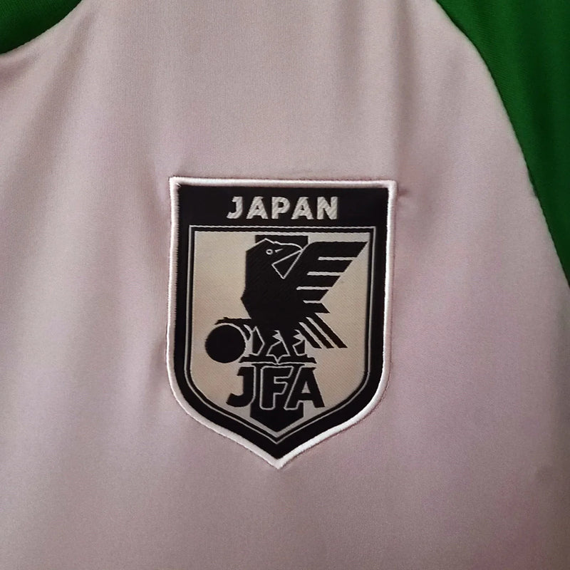 Camisa Japão Edição Especial Adidas x Nigo 2022/23 Torcedor Masculino Rosa e Verde