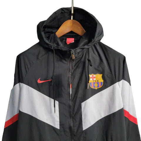 Jaqueta Corta-Vento Barcelona 23/24 Masculino Nike - Preto