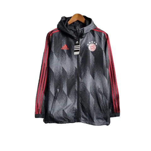 Jaqueta Corta-Vento Bayern de Munique 23/24 Masculino Adidas - Preto