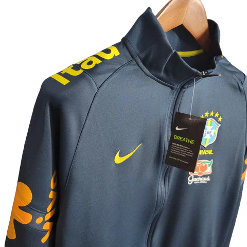 Jaqueta Corta-Vento Brasil 23/24 Masculino Nike - Preto