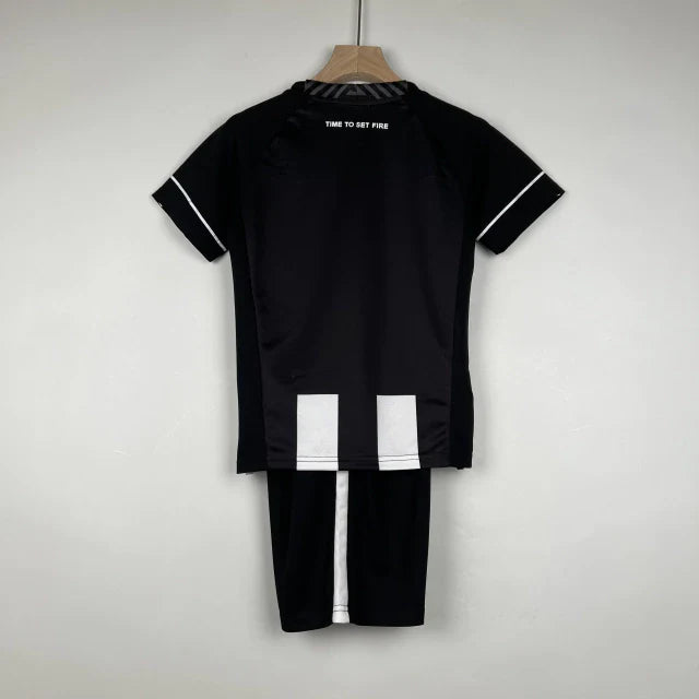 Kit Infantil Botafogo Home 22/23 - Preta e Branca