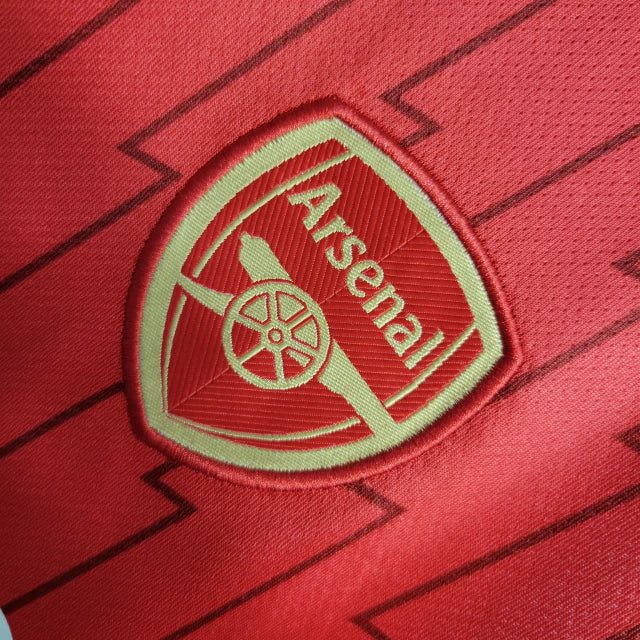 Kit Infantil Arsenal I Adidas 23/24 - Vermelho