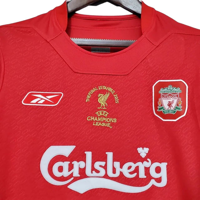 Camisa Liverpool Retrô 2005 Vermelha - Reebok