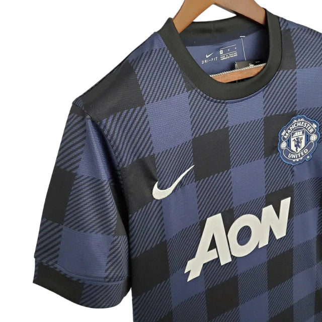 Camisa Manchester United Retrô 2013/2014 Azul Marinho - Nike