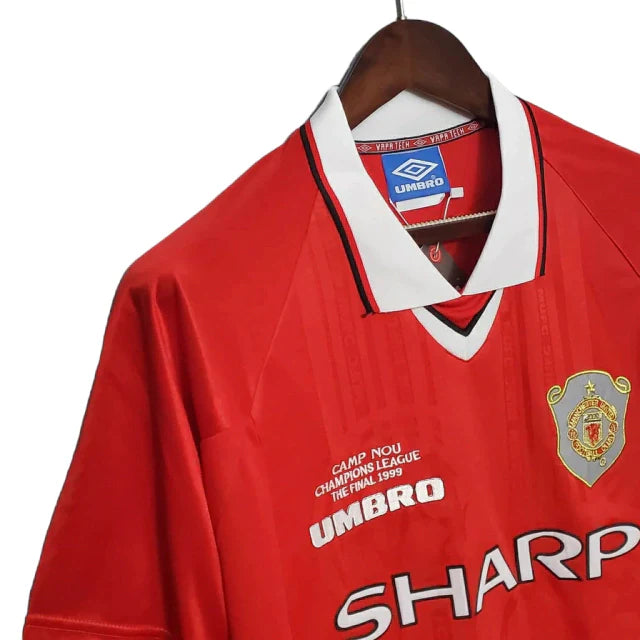 Camisa Retrô Manchester United Umbro 1999/2000 Masculino Vermelha