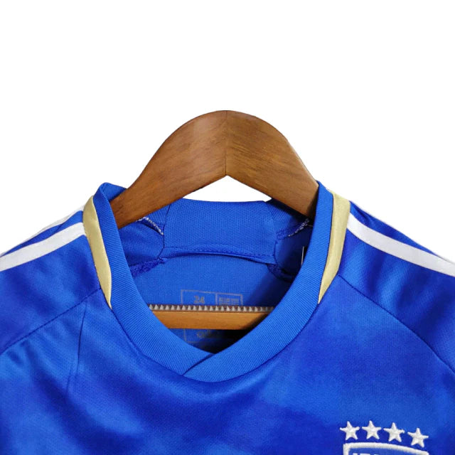 Kit Infantil Itália I Adidas 23/24 - Azul