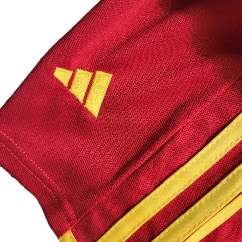 Kit Infantil Roma Home 23/24 - Adidas - Vermelho