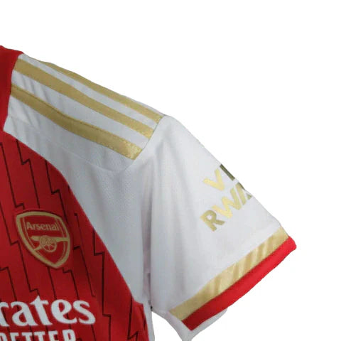 Kit Infantil Arsenal I Adidas 23/24 - Vermelho