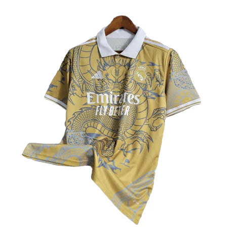 Camisa Real Madrid Edição Especial 23/24 - Torcedor Adidas Masculina - Dourado