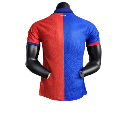 Camisa Barcelona 23/24 Jogador Nike Masculina - Azul e Vermelho