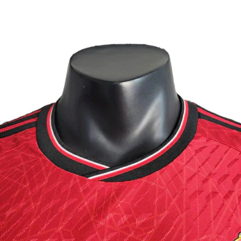 Camisa Manchester United I 23/24 Jogador Adidas Masculina - Vermelho