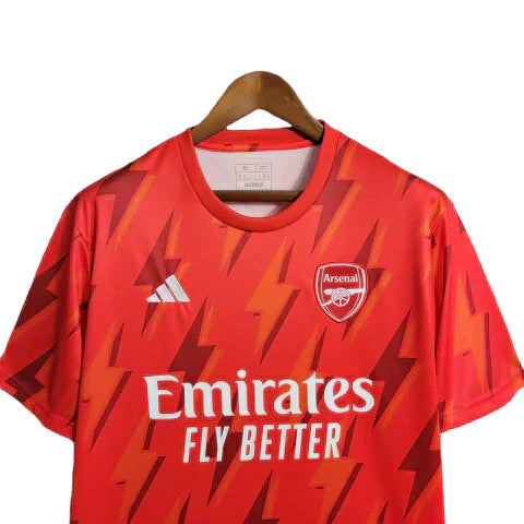 Camisa Arsenal Treino 23/24 - Torcedor Adidas Masculina - Vermelho