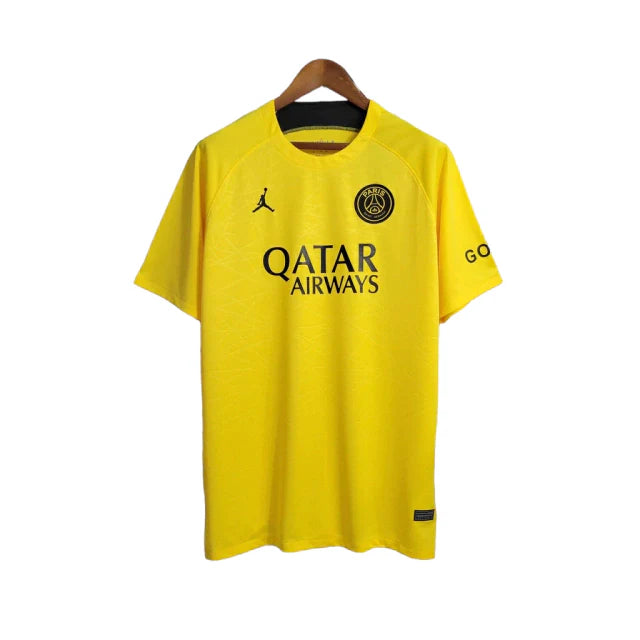 Camisa PSG Treino 23/24 Torcedor Jordan Masculina - Amarelo