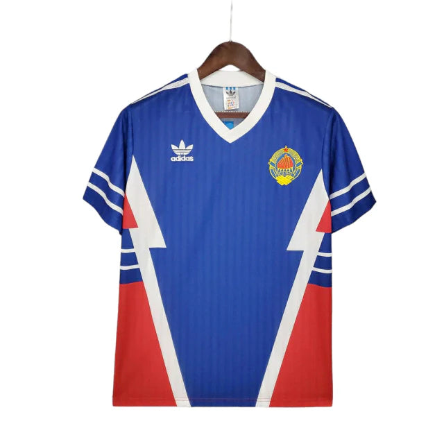 Camisa Iugoslávia Retrô 1990 Azul - Adidas