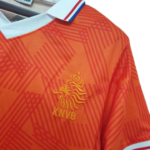 Camisa Holanda Retrô 1991 Laranja - Lotto